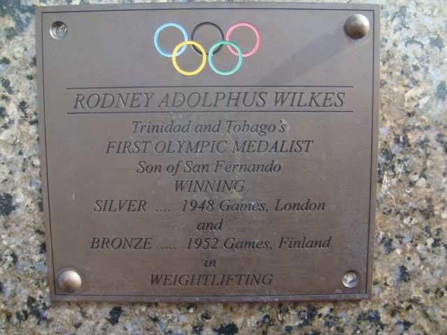 Rodney Wilkes Memorial Bust in San Fernando, Trinidad
