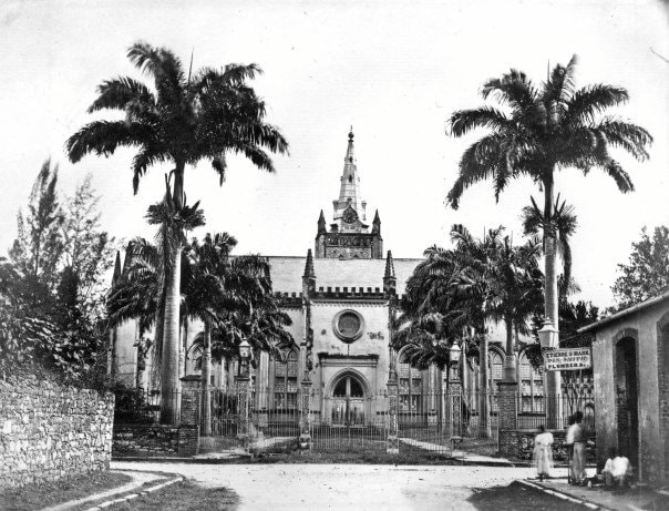 Anglican Cathedral of the Holy Trinity (c.1905) From view from Abercromby Street. Port of Spain Trinidad Dates- 1816-1818 Architect- Philip Reinagle".jpg
