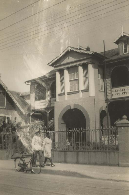 Anglican Youths' Hostel. "Formerly Bishop's Residence" Photograph- A. Burnham Circa 1945.jpg. 18 Park Street, Port of Spain
