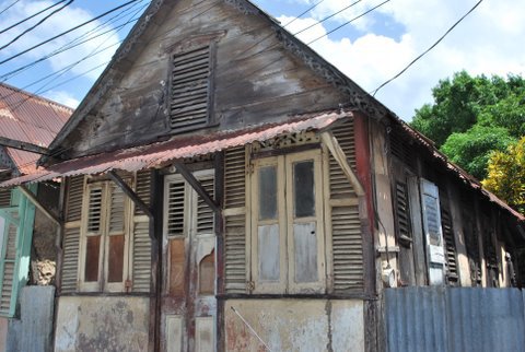 Chattel house . Lower Picadilly Street, Port of Spain.
