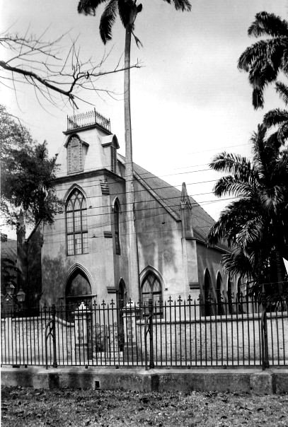 Greyfriars Church ("Scotch Presbyterian") 1838 Port of Spain.jpg
