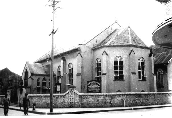 Hanover Church. (Weslyan/Methodist) N.W. Corner Abercromby and Duke Streets Port of Spain, Trinidad Begun 1826.jpg